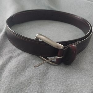 Men Cole Haan Brown Leather Belt, Size 38